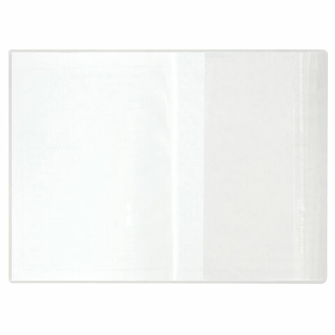 Обложка ПП со штрихкодом для тетрадей, прописей Горецкого, КЛЕЙКИЙ КРАЙ, 80 мкм, 243х455 мм, универсальная, прозрачная, ЮНЛАНДИЯ, 229353