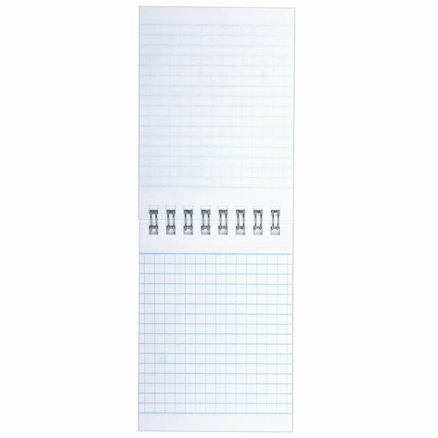 Блокнот МАЛЫЙ ФОРМАТ А7 75х105 мм, 40 л., гребень, картон, клетка, BRAUBERG "Minimal Pastel", 116431