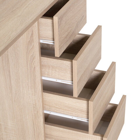 Стол письменный/компьютерный BRABIX "Scandi CD-016", 1100х500х750 мм, 4 ящика, дуб сонома, 641892, ЦБ013707-2