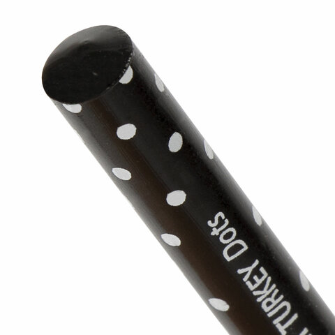 Карандаш чернографитный BRAUBERG "PREMIUM TURKEY", 1 шт., "Dots", НВ, ассорти, дисплей, 181563