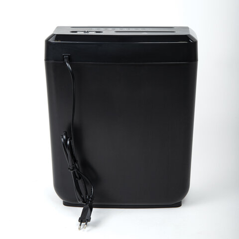 Уничтожитель (шредер) BRAUBERG 818M, 5 уровень секретности, фрагменты 3х10 мм, 8 листов, корзина 18 литров, 532153