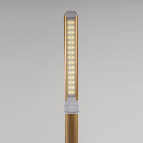 Настольная лампа / светильник SONNEN PH-3607, на подставке, LED, 9 Вт, металлический корпус, золотистый, 236685