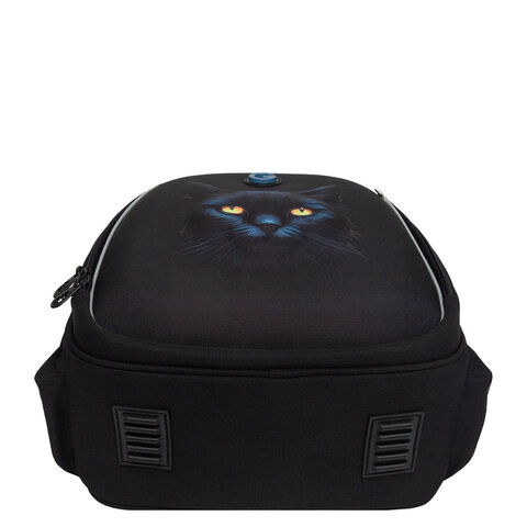 Ранец GRIZZLY анатомическая спинка, c брелоком, для девочек, "I'M HERE", 36х28х20 см, RAz-586-6/1