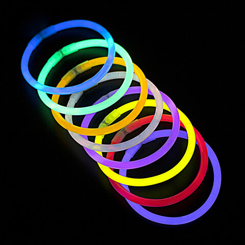 Светящиеся (неоновые) палочки 100 штук + 5 в ПОДАРОК! в тубе, ассорти, ЗОЛОТАЯ СКАЗКА, 662596