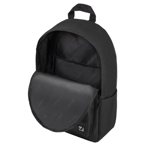 Рюкзак BRAUBERG POSITIVE универсальный, карман-антивор, "Black", 42х28х14 см, 270774