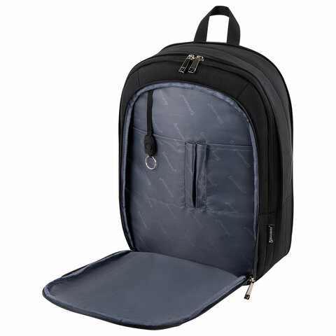 Рюкзак BRAUBERG FUNCTIONAL с отделением для ноутбука, 2 отделения, карман-антивор, "Safe", 44х30х20 см, 272574