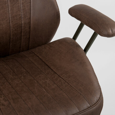 Кресло BRABIX PREMIUM "Arizona EX-573", синхромеханизм, искусственная замша, коричневый, 532944