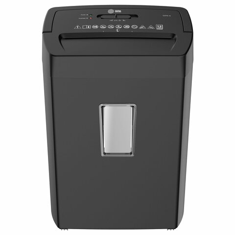 Уничтожитель (шредер) CACTUS CS-SH-12-21-5X20, 4 уровень секретности, фрагменты 5х20 мм, 12 листов, корзина 21 литр, CS-SH-12-215X20