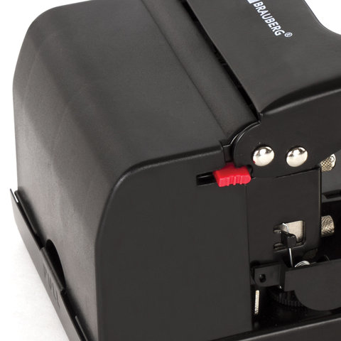 Дырокол металлический МОЩНЫЙ BRAUBERG "Heavy duty", до 100 л., черный, 226869