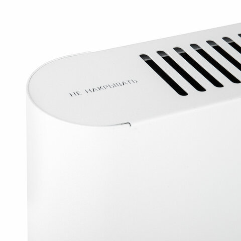 Обогреватель-конвектор SONNEN ONYX-1000.1, 1000 Вт, Х-образный нагревательный элемент, белый, сделано в России, 457629