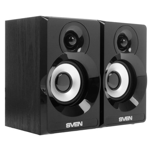 Колонки компьютерные SVEN SPS-517, 2.0, 6 Вт, питание USB, черные, SV-016180
