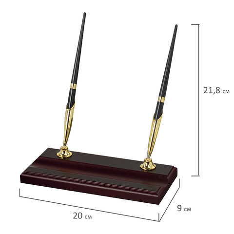 Набор подарочный настольный BESTAR "Ares" из дерева, 7 предметов, цвет "красное дерево", 236355