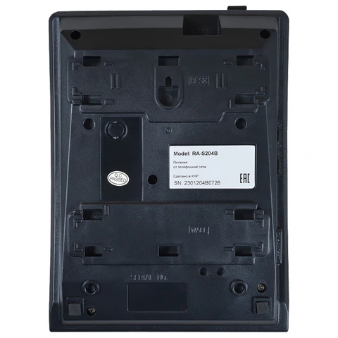 Телефон проводной SANYO RA-S204B, тональный / импульсный режим, повтор, чёрный