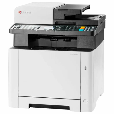 МФУ лазерное ЦВЕТНОЕ KYOCERA MA2100cfx "4 в 1", A4, 21 стр./мин., 65000 стр./мес., ДУПЛЕКС, АПД, сетевая карта, 110C0B3NL0
