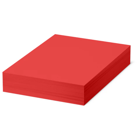 Бумага цветная CLAIREFONTAINE, А4, 80 г/м2, 500 л., интенсив, кораллово-красный, Франция, 8175PC