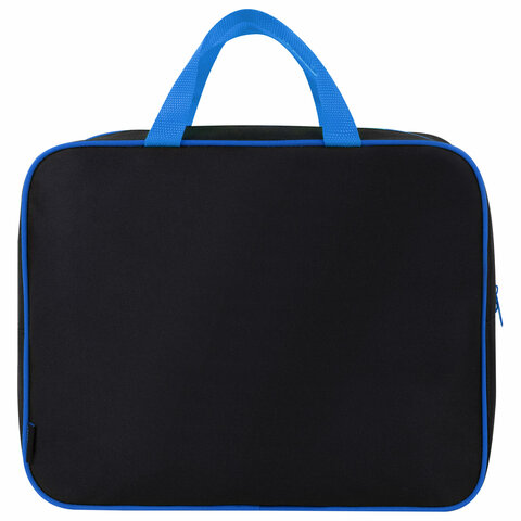 Папка на молнии с ручками BRAUBERG А4, 1 отделение, полиэстер, 80 мм, "Digital lava", 272182