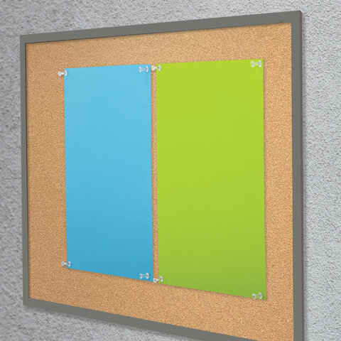 Силовые кнопки-гвоздики прозрачные STAFF 50 штук, в картонной коробке, 227804