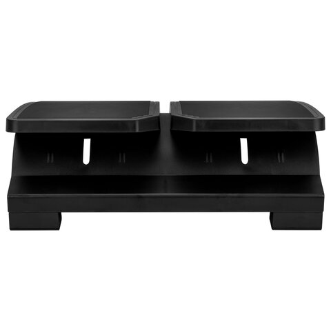 Подставка для ног BRABIX "Ultra 4" 43х32 см, регулировка угла наклона, 2 платформы, 533039