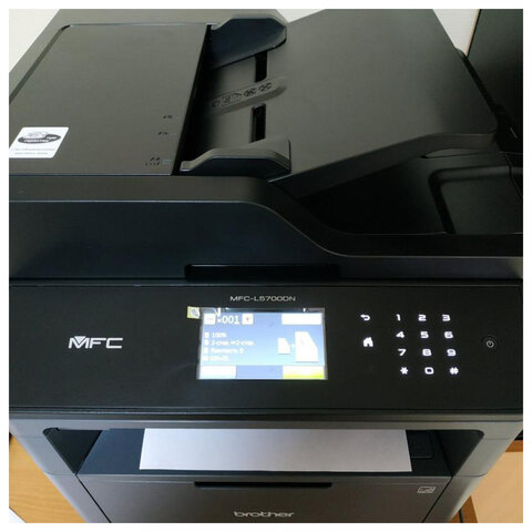 МФУ лазерное BROTHER MFC-L5700DN "4 в 1", A4, 40 стр./мин., 50000 стр./мес., ДУПЛЕКС, АПД, сетевая карта, MFCL5700DNR1
