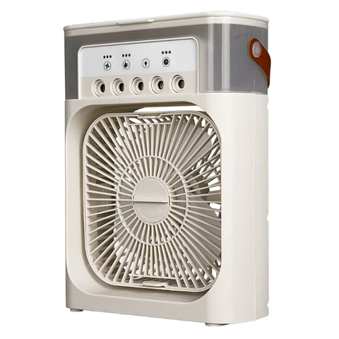 Вентилятор 2 в 1 настольный CENTEK CT-5085, увлажнение, USB-питание, 3 режима, таймер, 10 Вт, белый
