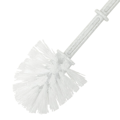 Ершик для унитаза с подставкой, угловой, "Блеск", белый мрамор, IDEA, М 5012