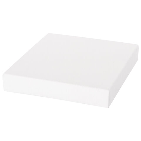 Холст 3D на подрамнике BRAUBERG ART CLASSIC 20х20 см, 440 г/м2, грунт, 100% хлопок мелкое зерно, 191661