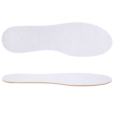 Стельки для обуви из НАТУРАЛЬНОЙ ПРОБКИ, УНИВЕРСАЛЬНЫЙ размер 34-45 / EU 35-46, с линиями выреза, SHEGRA (ШЕГРА), 700734