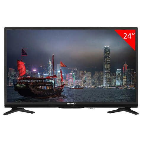 Телевизор ASANO 24LF5010T, 24" (60 см), 1920x1080, FHD, 16:9, Салют ТВ, Wi-Fi, черный