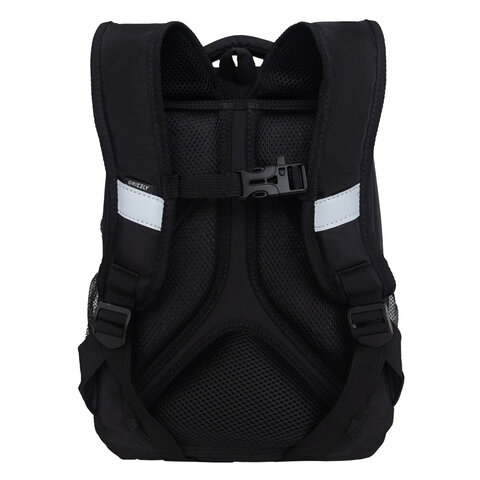 Ранец GRIZZLY анатомическая спинка, облегченный, 1 отделение, для девочек, "UNIQUE", 37х26х16 см, RAw-496-1/2