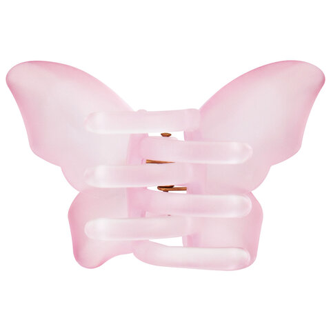 Краб для волос 8,5 см, матовый, розовый, MONTE VITA (МОНТЕ ВИТА), 457015