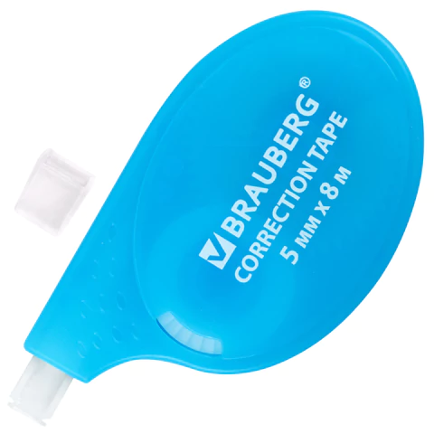 Корректирующая лента BRAUBERG ULTRA NEON, 5 мм х 8 м, ВЫГОДНАЯ УПАКОВКА 3 штуки в блистере, 272665