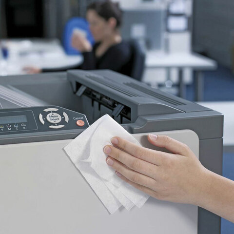 Салфетки спиртовые универсальные АНТИБАКТЕРИАЛЬНЫЕ, BRAUBERG, 100 шт., 513536