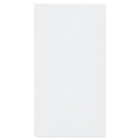 Салфетка из МИКРОФИБРЫ 40х80 см, WHITE ULTRA DENSE OVERLOCK, белая, 280 г/м2, LAIMA HOME, 608227