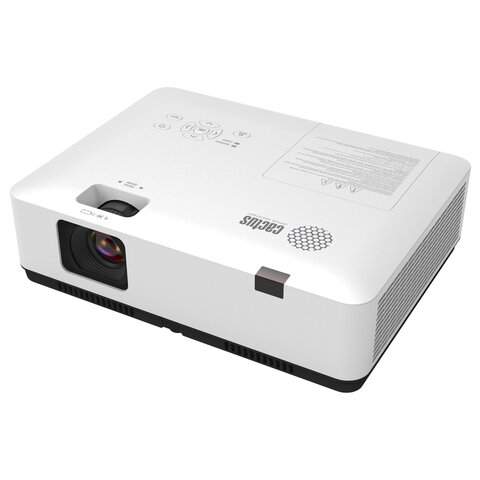 Проектор CACTUS CS-S1.WT, 3 LCD, 1024x768, 16:9, 4:3, 34000 лм, 15000:1, 3,06 кг