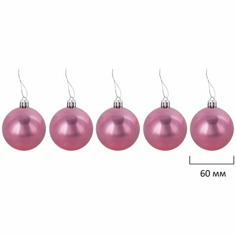 Шары новогодние ёлочные "Elegant Pink" 77 предметов, розовый/белый, ЗОЛОТАЯ СКАЗКА, 591715