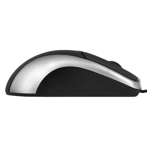 Набор проводной SONNEN KB-S110, USB, клавиатура 113 клавиш, мышь 3 кнопки, 1000 dpi, черный/серебристый, 513854