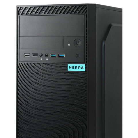 Системный блок NERPA Intel Pentium G7400 3,7 ГГц / 8 Gb / 512 Gb SSD / No OS / черный
