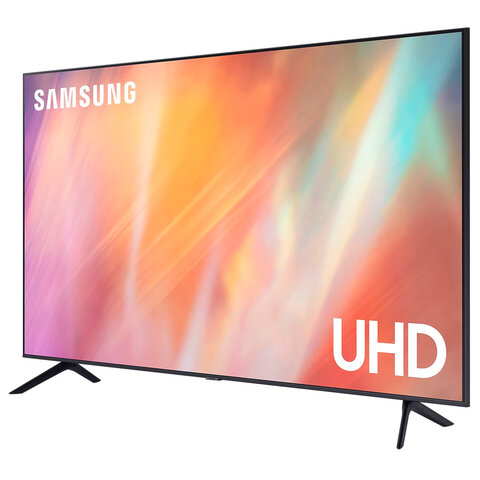 Телевизор SAMSUNG UE50AU7101, 50" (127 см), 3840x2160, 4K, 16:9, SmartTV, WiFi, Bluetooth, черный, 3219218