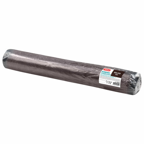 Коврик придверный 80х120 см, КОРИЧНЕВЫЙ, влаго-грязезащитный, 300 г/м2, рубчик, PRIMILA (ПРИМИЛА) STANDARD, 701016