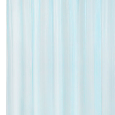 Шторка для ванной PEVA, 180х180 см, кольца в комплекте, 3 цвета ассорти (белый, голубой, коричневый), WBZ (ВБЗ), 700067