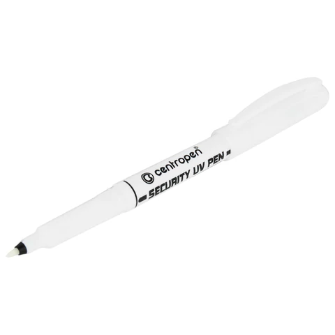 Маркер перманентный ультрафиолетовый CENTROPEN "Security UV", фонарик, 0,6-1 мм, 2699, 6 2699 0201