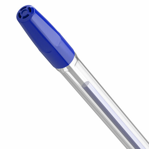 Ручки шариковые BRAUBERG "M-500 CLASSIC", НАБОР 4 шт., СИНИЕ, узел 0,7 мм, линия письма 0,35 мм, 143453