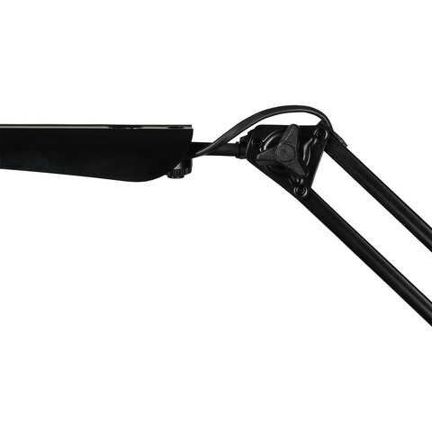 Настольная лампа светильник Гермес на струбцине, СВЕТОДИОДНАЯ, 8 Вт, чёрный