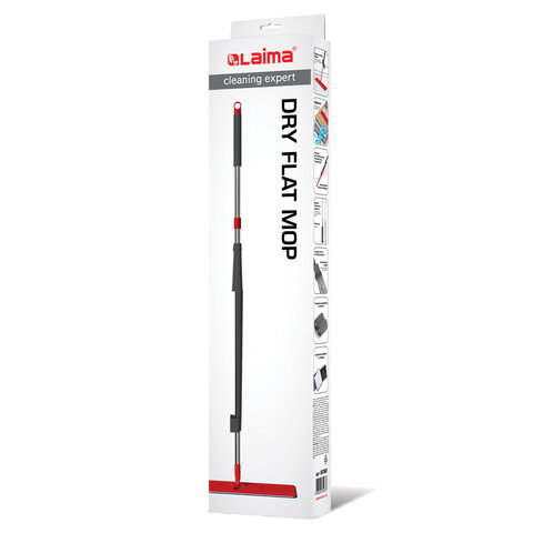 Швабра с отжимом плоская для мытья полов и уборки "Dry Flat Mop", LAIMA, 607982