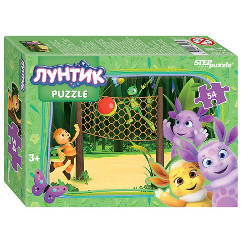 Пазл картонный 54 элемента, ЛИЦЕНЗИОННЫЕ СЮЖЕТЫ, АССОРТИ, 9х6,5,х2,5 см