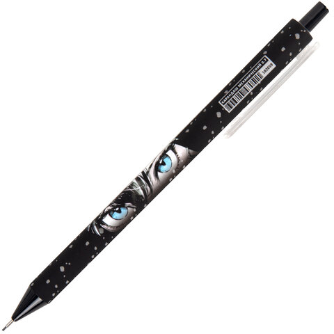 Карандаш механический 0,7 мм с принтом FUNSTER (ФАНСТЕР) "ANIME", корпус soft-touch ассорти, 182059