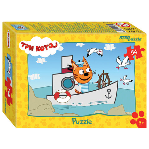 Пазл картонный 54 элемента, ЛИЦЕНЗИОННЫЕ СЮЖЕТЫ, АССОРТИ, 9х6,5,х2,5 см