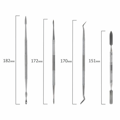 Стеки для лепки и моделирования металлические НАБОР 4 шт., BRAUBERG ART CLASSIC, 271171