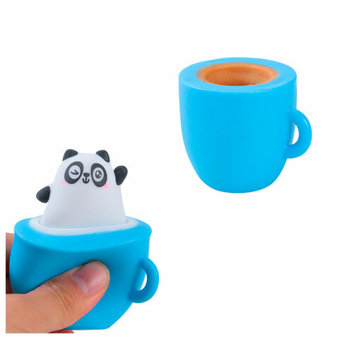 Игрушка-антистресс "ВЕСЕЛЫЕ ЧАШКИ", 6 см, ассорти, 3 вида, дисплей, JOLLY JOT (ДЖОЛЛИ ДЖОТ), 665769