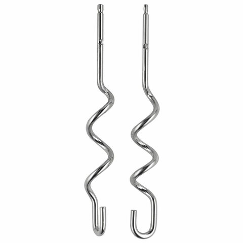 Миксер GORENJE M460CDC, 400 Вт, 5 скоростей, 2 венчика, 2 крюка для теста, белый, 7356